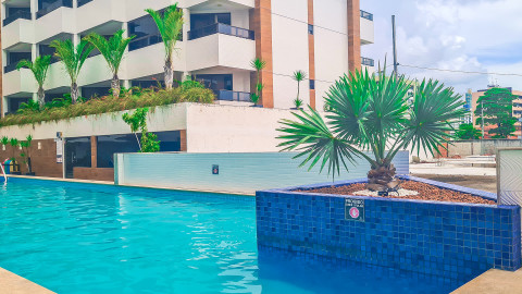 Aluguel de temporada no Gold Flat | Seu refugio em João Pessoa PA | apenas 60 metros do mar
