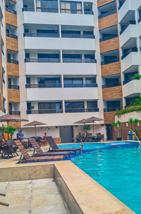 Aluguel de temporada no Gold Flat | Seu refugio em João Pessoa PA | apenas 60 metros do mar