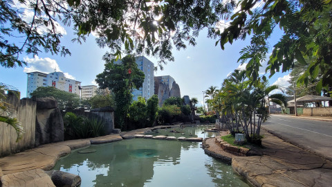 Monumento das Águas na entrada de Caldas Novas 