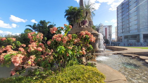 Monumento das Águas na entrada de Caldas Novas 