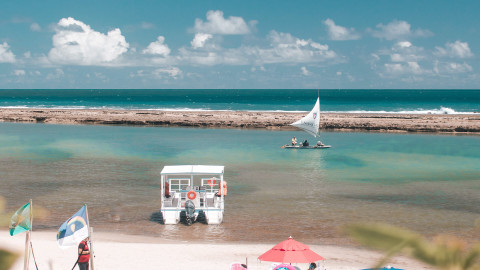 Piscinas naturais em Porto de Galinhas