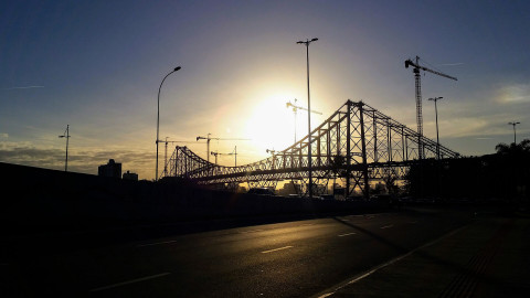 Ponte Hercílio Luz em Florianópolis - Santa Catarina