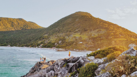Praia da Armação em Florianópolis - Santa Catarina