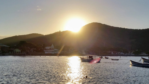 Praia da Armação em Florianópolis - Santa Catarina