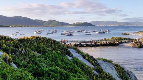 Praia da Armação em Florianópolis - Santa Catarina