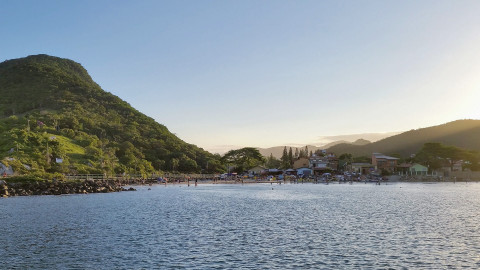 Praia da Armação em Florianópolis - Santa Catarina