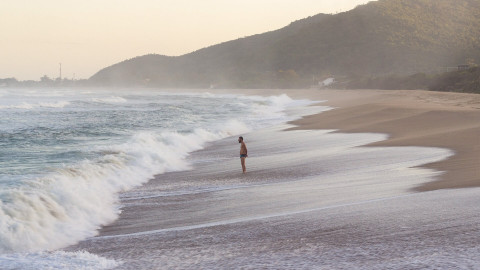 Praia da Armação em Florianópolis - Santa Catarina