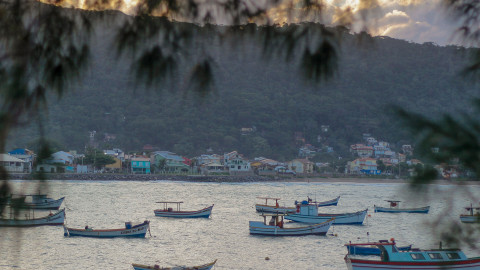 Praia da Armação em Florianópolis - Santa Catarina