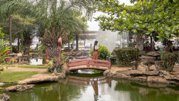 Foto demonstrativa de Jardim Japonês em Caldas Novas