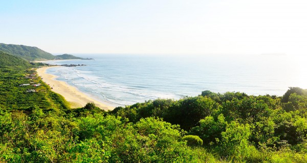 Foto demonstrativa de Praia Mole em Florianópolis - Santa Catarina
