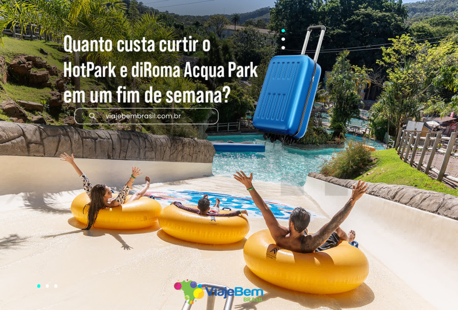 Imagem destauente: Quanto custa o HotPark e diRoma Acqua Park num fim de semana?